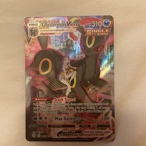 Minty mint umbreon vmax Pack fresh pull. Brilliant stars pokemon card.